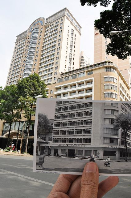 Khách sạn Caravelle (Sài Gòn) năm 1969 và nay