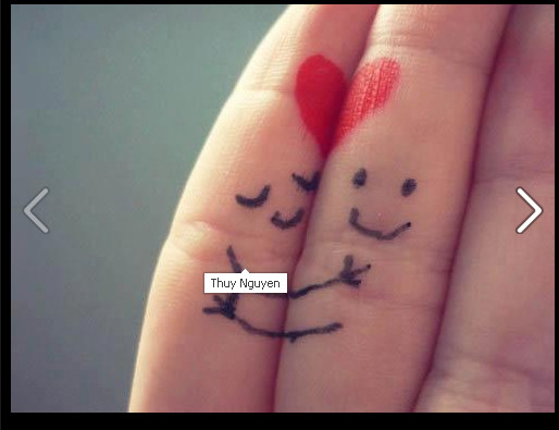 Thú vị với hình ảnh được thể hiện trên ngón tay