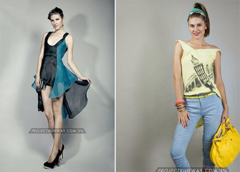 Kate trình diễn các mẫu thiết kế của Diễm My. Kate trình diễn các mẫu thiết kế của Diễm My