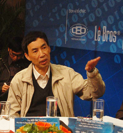 Ông Võ Trí Thành - Phó Viện trưởng Viện Nghiên cứu Quản lý kinh tế trung ương