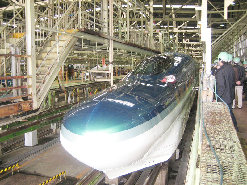 Tàu cao tốc tại Nhật Bản. Ảnh: Đình Thắng. Tàu cao tốc tại Nhật Bản. Ảnh: Đình Thắng