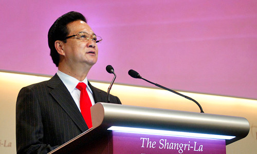 Thủ tướng Nguyễn Tấn Dũng phát biểu khai mạc đối thoại Shangri- La. Thủ tướng Nguyễn Tấn Dũng phát biểu khai mạc đối thoại Shangri- La