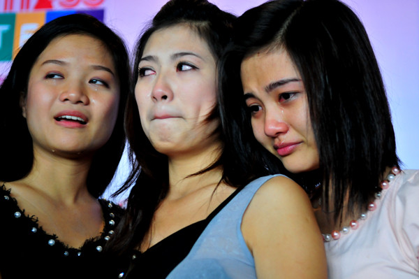 ... nhường chỗ cho những giọt nước mắt chia tay