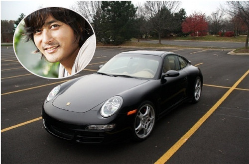 Jang Dong Gun lái Porsche Carrera S. Jang Dong Gun lái Porsche Carrera S