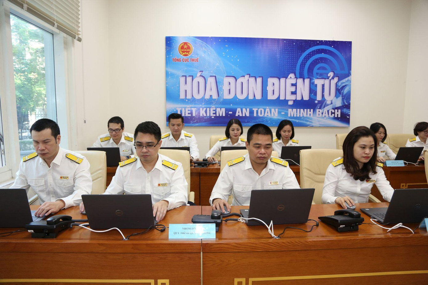 Ngành thuế soi chiếu tự động, ngăn gian lận hoá đơn điện tử (ảnh: Tổng cục Thuế). Ngành thuế soi chiếu tự động, ngăn gian lận hoá đơn điện tử (ảnh: Tổng cục Thuế).