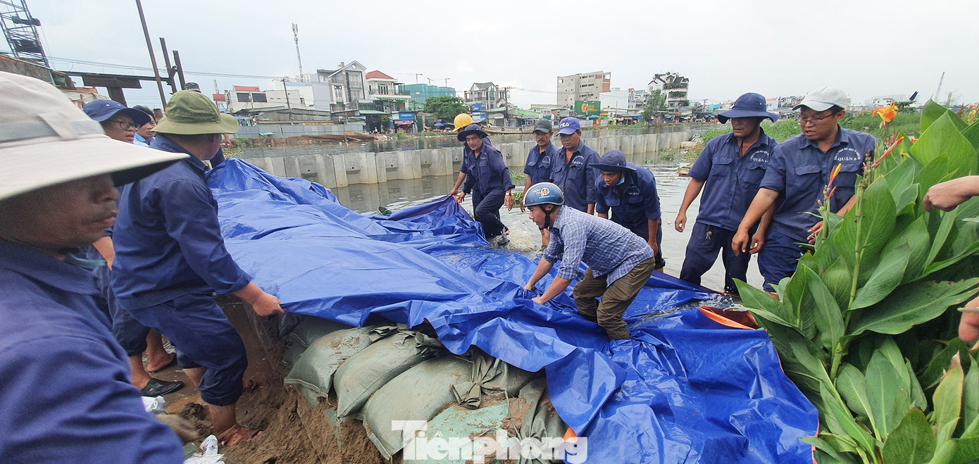 Người Sài Gòn xây 'lô cốt' chống ngập ảnh 23