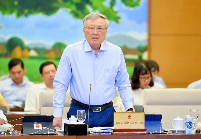 Ông Nguyễn Hòa Bình - Chánh án Tòa án nhân dân tối cao.