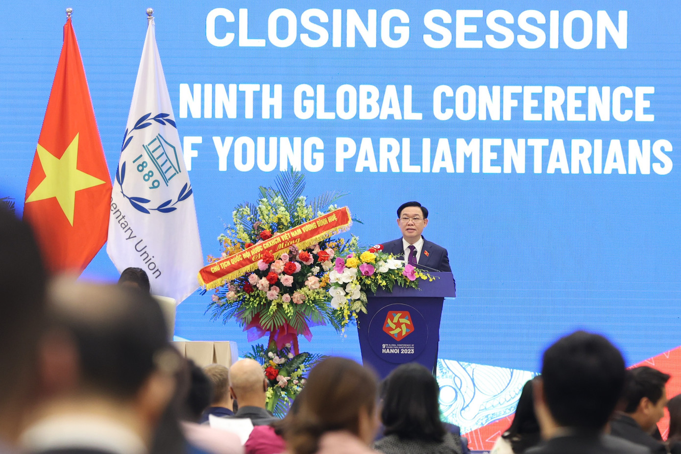 Chủ tịch Quốc hội đề nghị IPU và kêu gọi các nghị viện thành viên tích cực triển khai thực hiện Tuyên bố Hội nghị. Ảnh: Như Ý Chủ tịch Quốc hội đề nghị IPU và kêu gọi các nghị viện thành viên tích cực triển khai thực hiện Tuyên bố Hội nghị. Ảnh: Như Ý