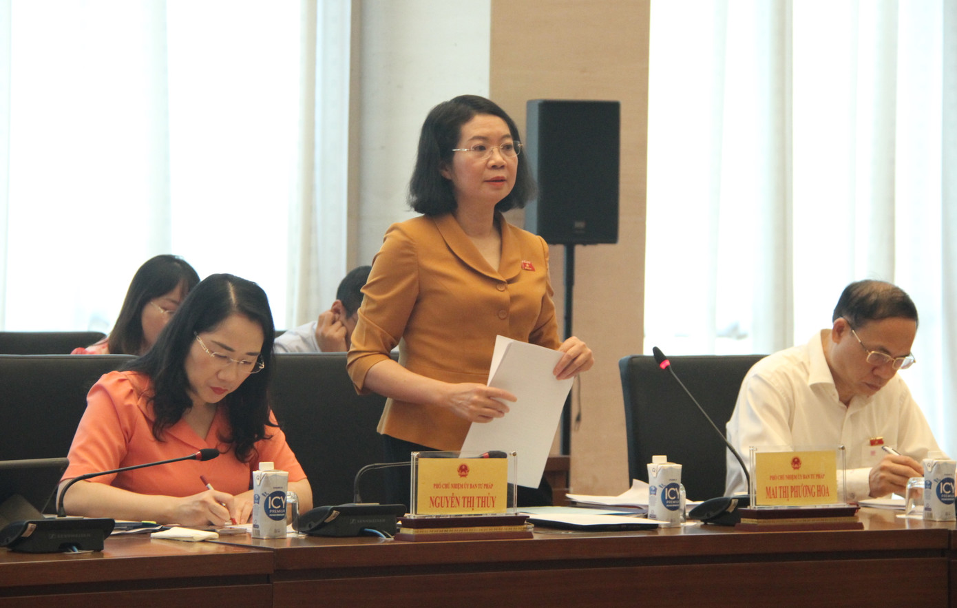 Phó Chủ nhiệm Ủy ban Tư pháp Mai Thị Phương Hoa. (Ảnh: Quốc hội)