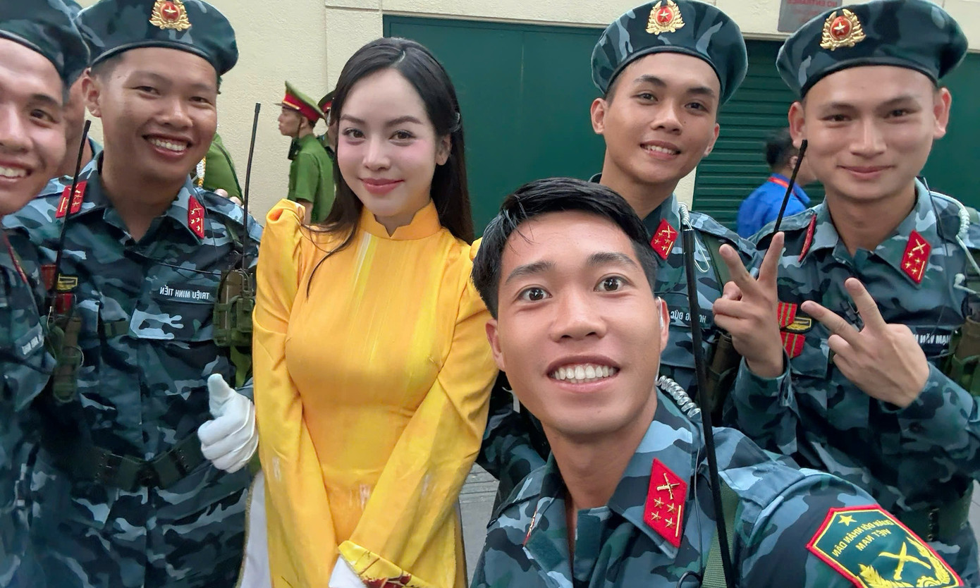 Đương kim Hoa hậu Việt Nam Huỳnh Thị Thanh Thủy đã hoãn lịch công tác tại Indonesia để có thể tham gia vào sự kiện đặc biệt của đất nước. Cô nhận được sự yêu mến từ các lực lượng tham gia tổng duyệt.