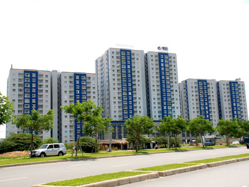 Khách hàng mua những căn hộ ở dự án đang giao nhà rất dễ vay vốn. Ảnh: Tấm Thạnh