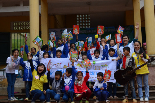 Ngày hội đọc sách là một trong những hoạt động chính của dự án Tủ sách giấc mơ