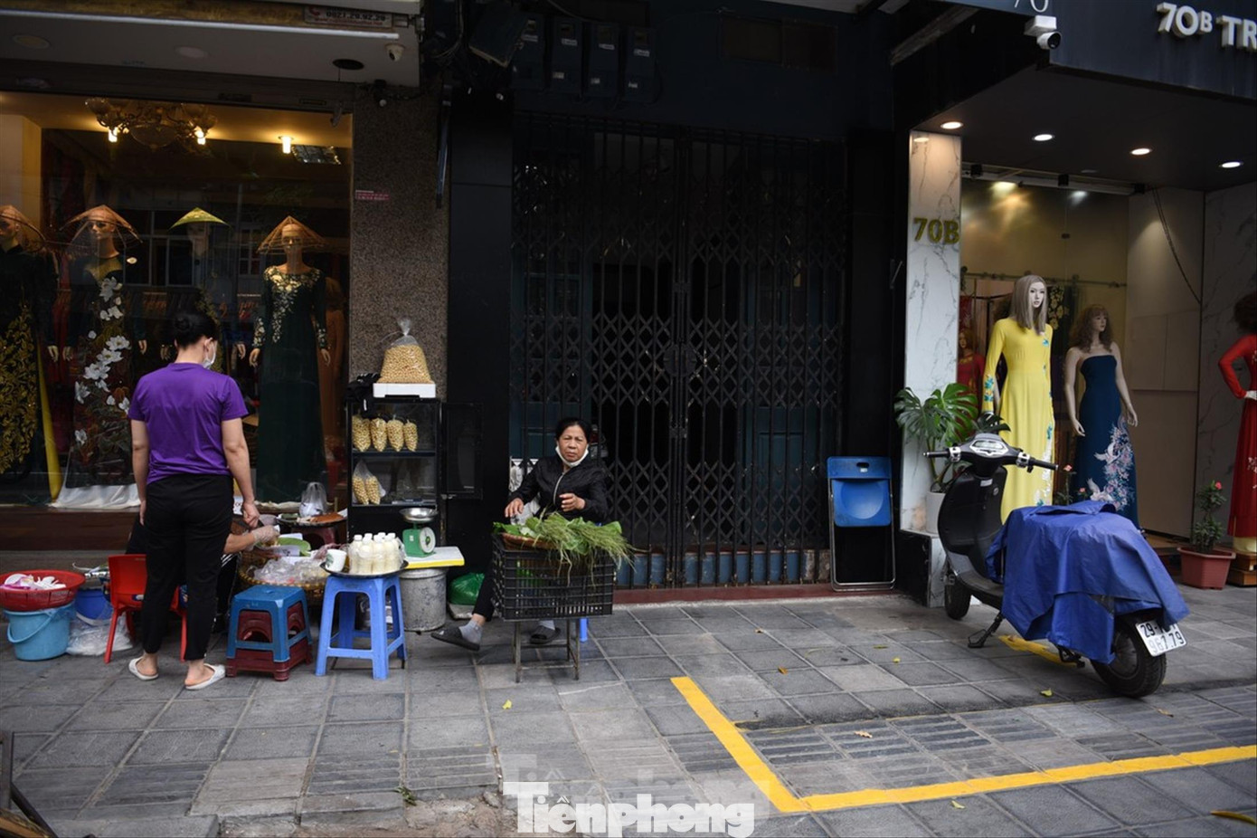 Hè phố Trần Xuân Soạn (đoạn từ phố Huế đến ngã tư Ngô Thì Nhậm) đang được đề xuất cho thuê