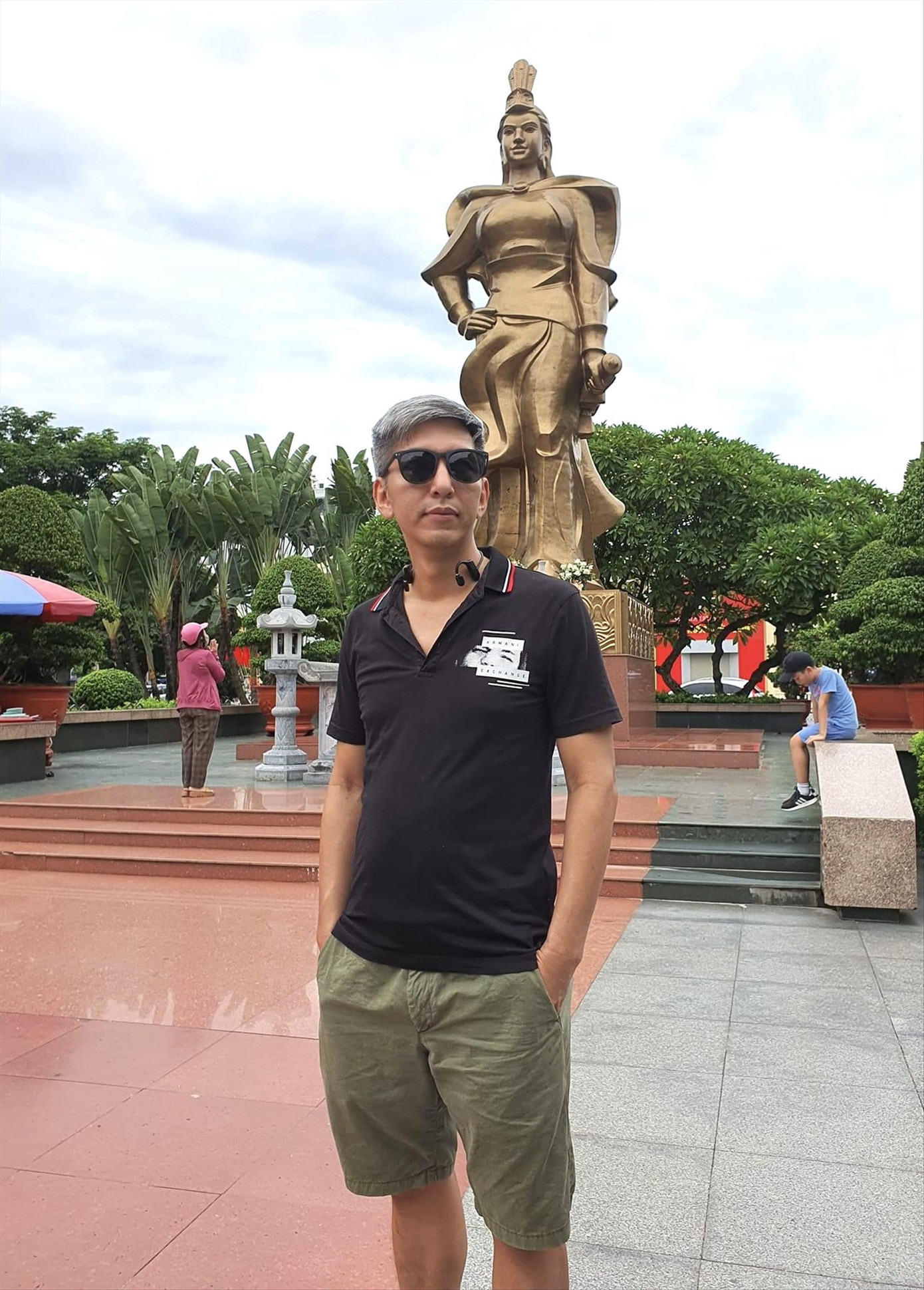 Anh Đỗ Văn Quang, người khiếm thị sống tại quận Tây Hồ