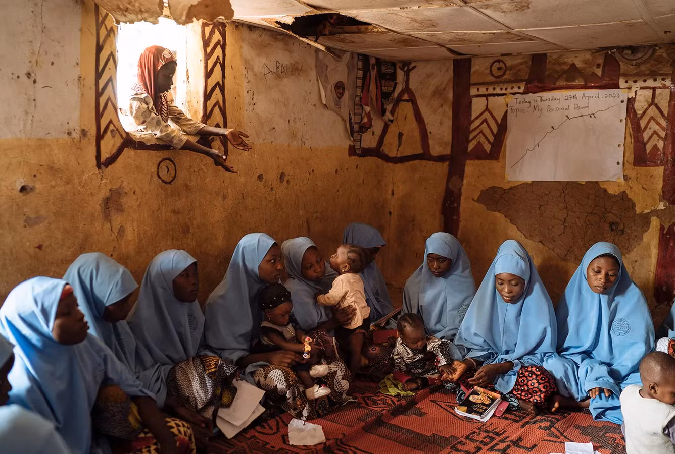 Trung tâm Giáo dục Nữ sinh, Zaria, Nigeria. Ảnh: Go Nakamura/New York Times/Redux/eyevine