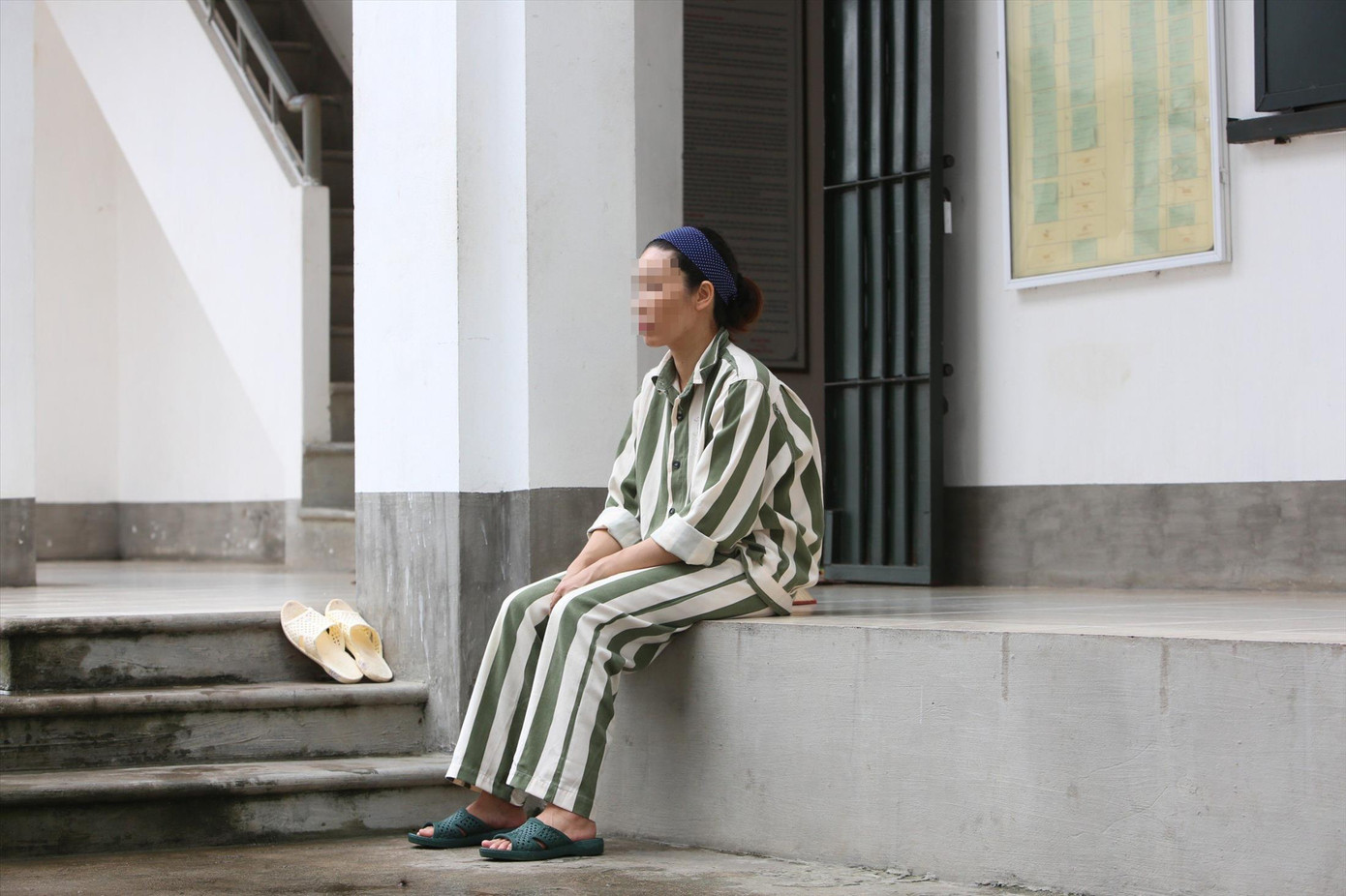 Phạm nhân P.T.G. chấp hành án tại trại giam. Ảnh: Nguyễn Thành