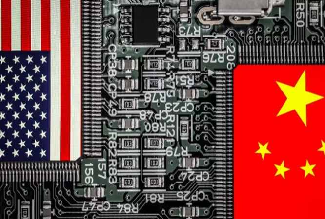 Mỹ-Trung Quốc cạnh tranh ngày càng quyết liệt trong lĩnh vực công nghệ. Ảnh: Getty Images Mỹ-Trung Quốc cạnh tranh ngày càng quyết liệt trong lĩnh vực công nghệ. Ảnh: Getty Images