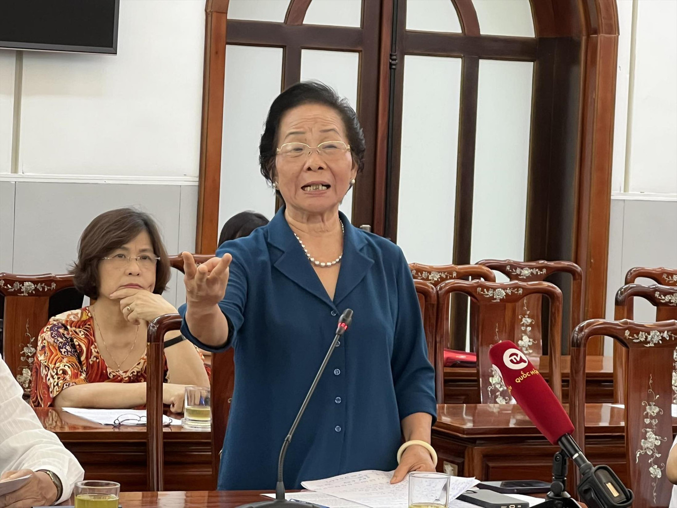 Nguyên Phó Chủ tịch nước Nguyễn Thị Doan: Đổi mới chương trình GDPT chưa có sự chuẩn bị kỹ càng Nguyên Phó Chủ tịch nước Nguyễn Thị Doan: Đổi mới chương trình GDPT chưa có sự chuẩn bị kỹ càng