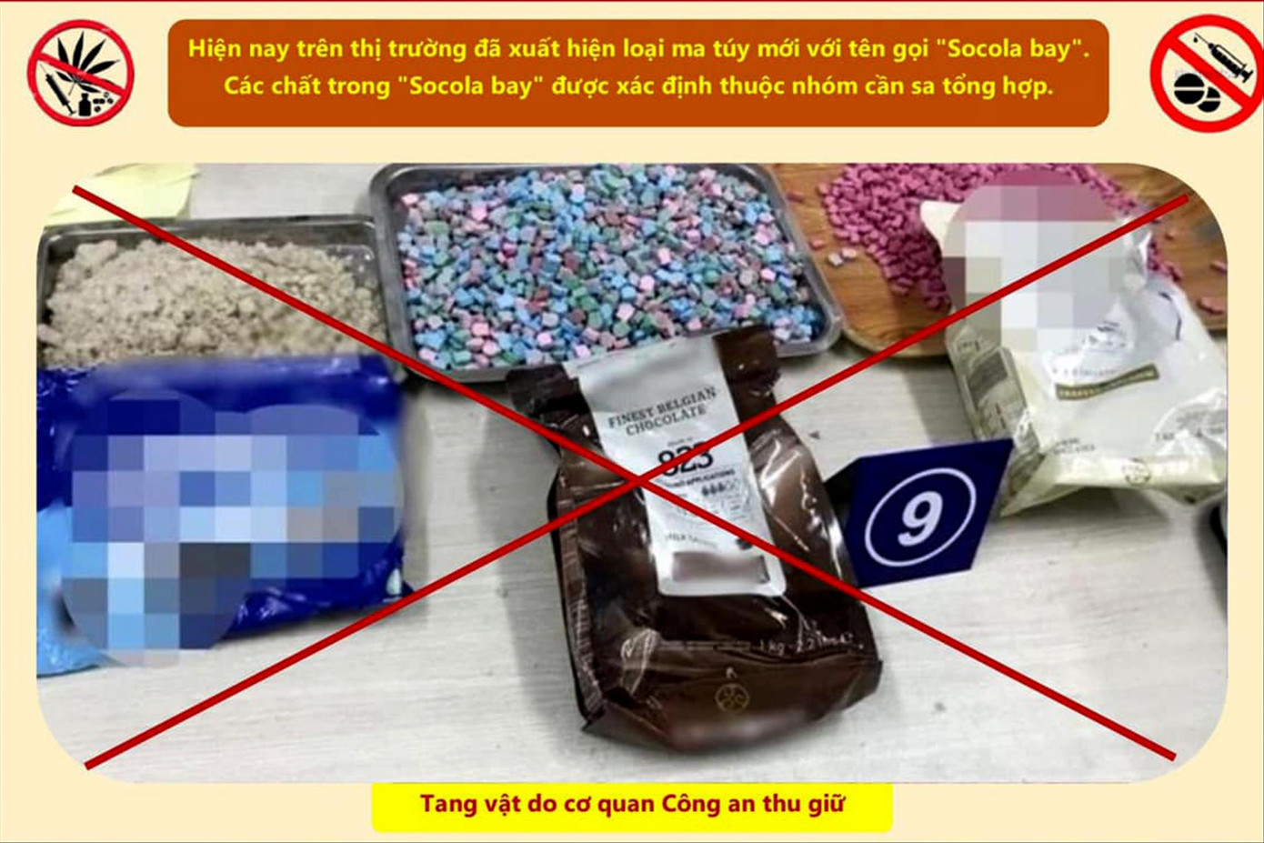 Thông tin cảnh báo của công an về loại ma túy “Socola bay”