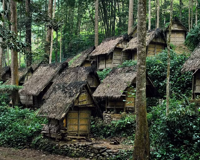 Một góc làng Baduy Dalam.