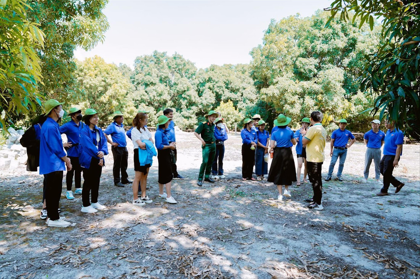 Mô hình của anh Truyền có nhiều đoàn tới tham quan, học hỏi kinh nghiệm