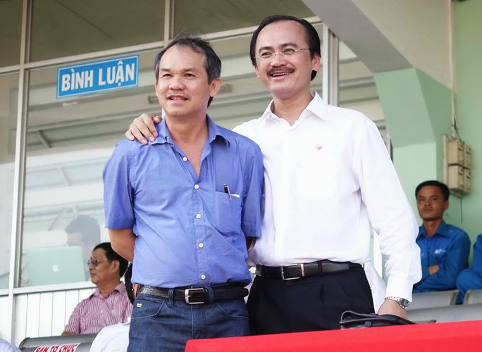 Bầu Đức (HAGL) và bầu Thắng (ĐTLA)