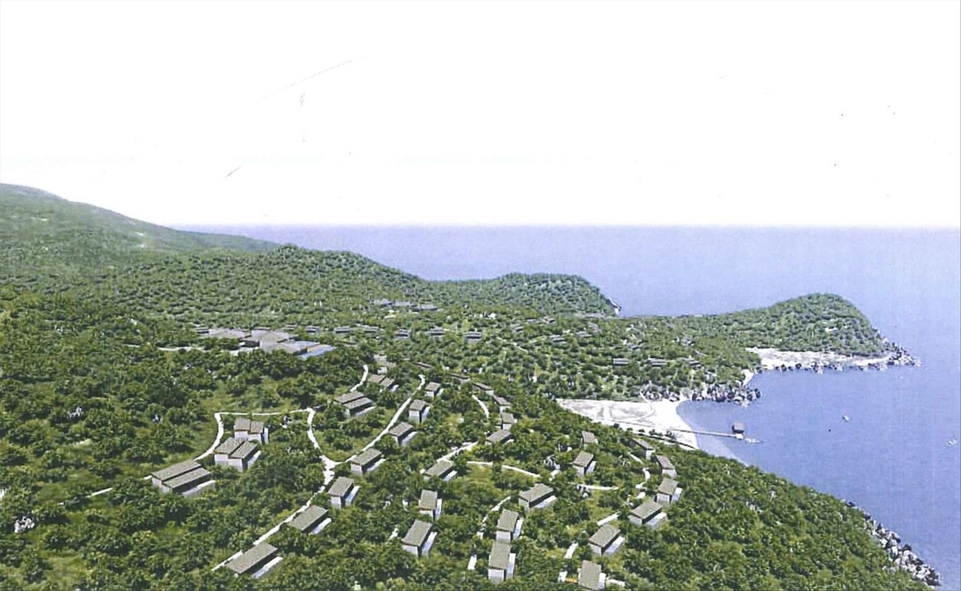 Sơ đồ mô phỏng dự án Khu nghỉ dưỡng cao cấp Vĩnh Hy. Ảnh: Công ty Syrena Việt Nam