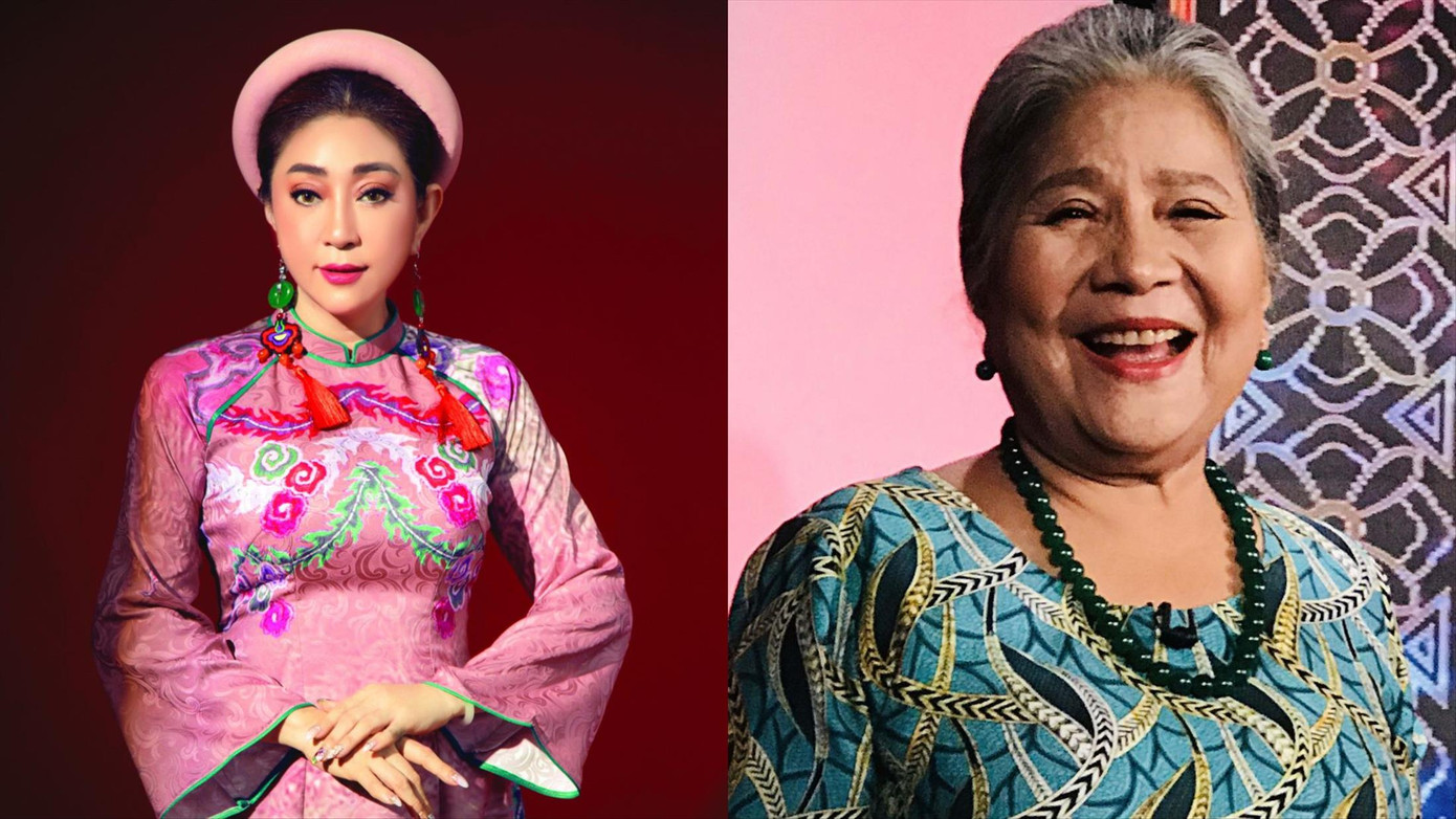 NSƯT Thoại Mỹ (trái) và NSƯT Lê Thiện được đề nghị xét lại hồ sơ phong tặng danh hiệu NSND năm 2022