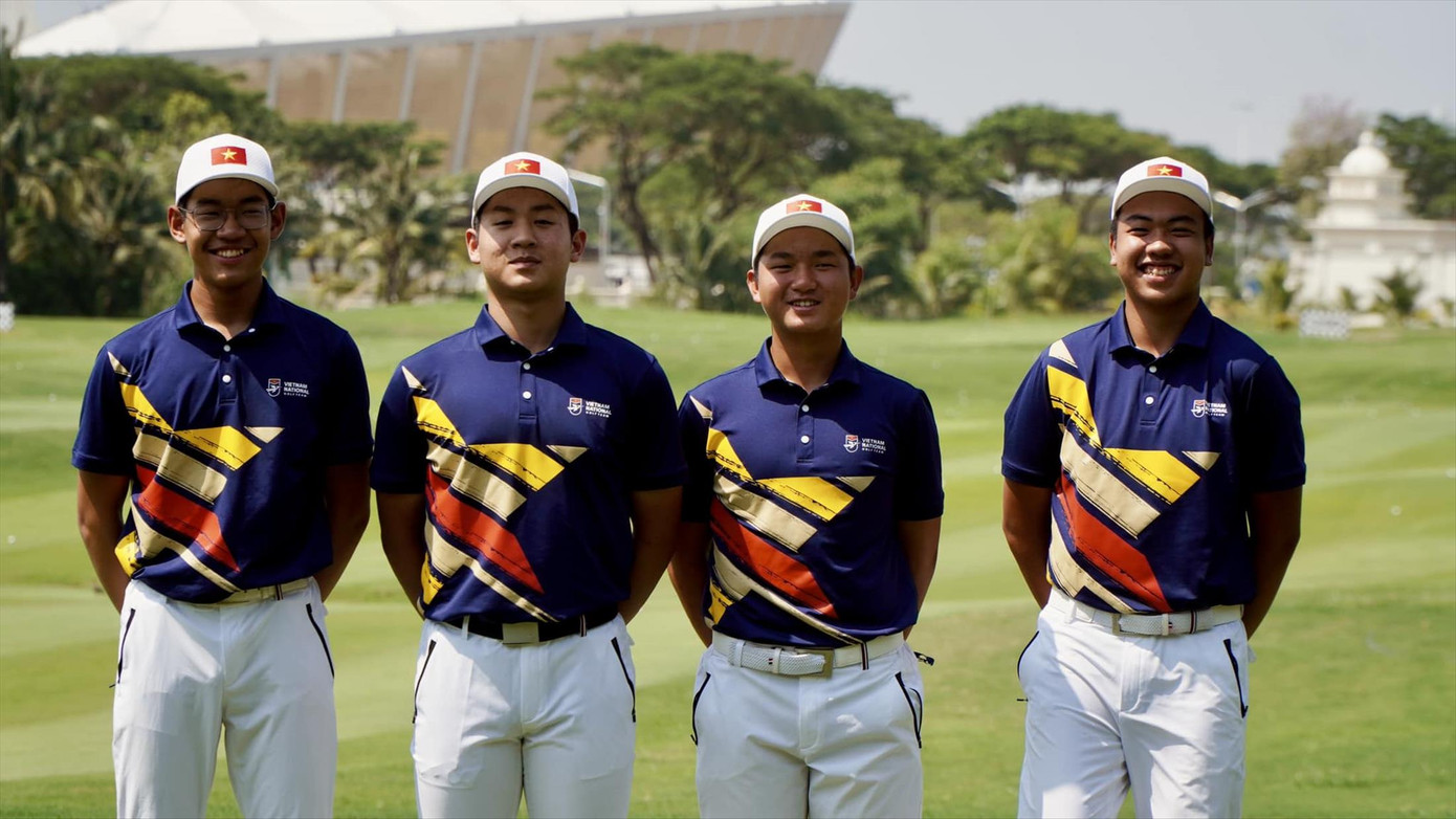 Đội tuyển golf Việt Nam được kỳ vọng giành HCV nội dung đồng đội.