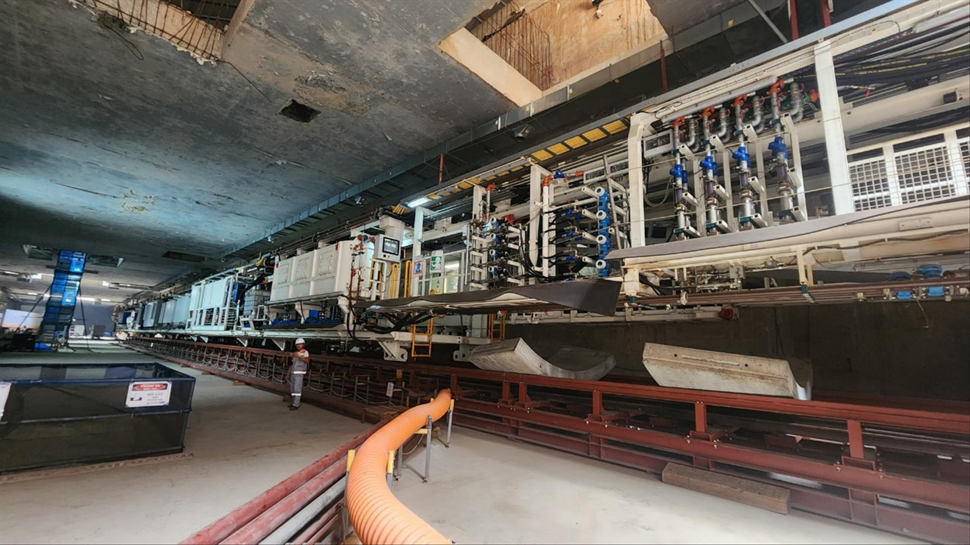 Thi công ga ngầm đường sắt đô thị Nhổn - ga Hà Nội tại khu vực ngã tư Kim Mã - Núi Trúc thuộc Dự án đường sắt đô thị Nhổn - ga Hà Nội Thi công ga ngầm đường sắt đô thị Nhổn - ga Hà Nội tại khu vực ngã tư Kim Mã - Núi Trúc thuộc Dự án đường sắt đô thị Nhổn - ga Hà Nội