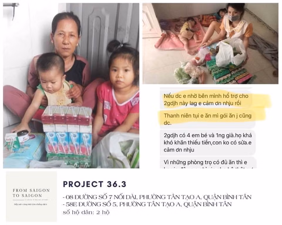 Câu chuyện cảm động về một thanh niên xin hỗ trợ thay hàng xóm đang gặp khó khăn lúc dịch bệnh.