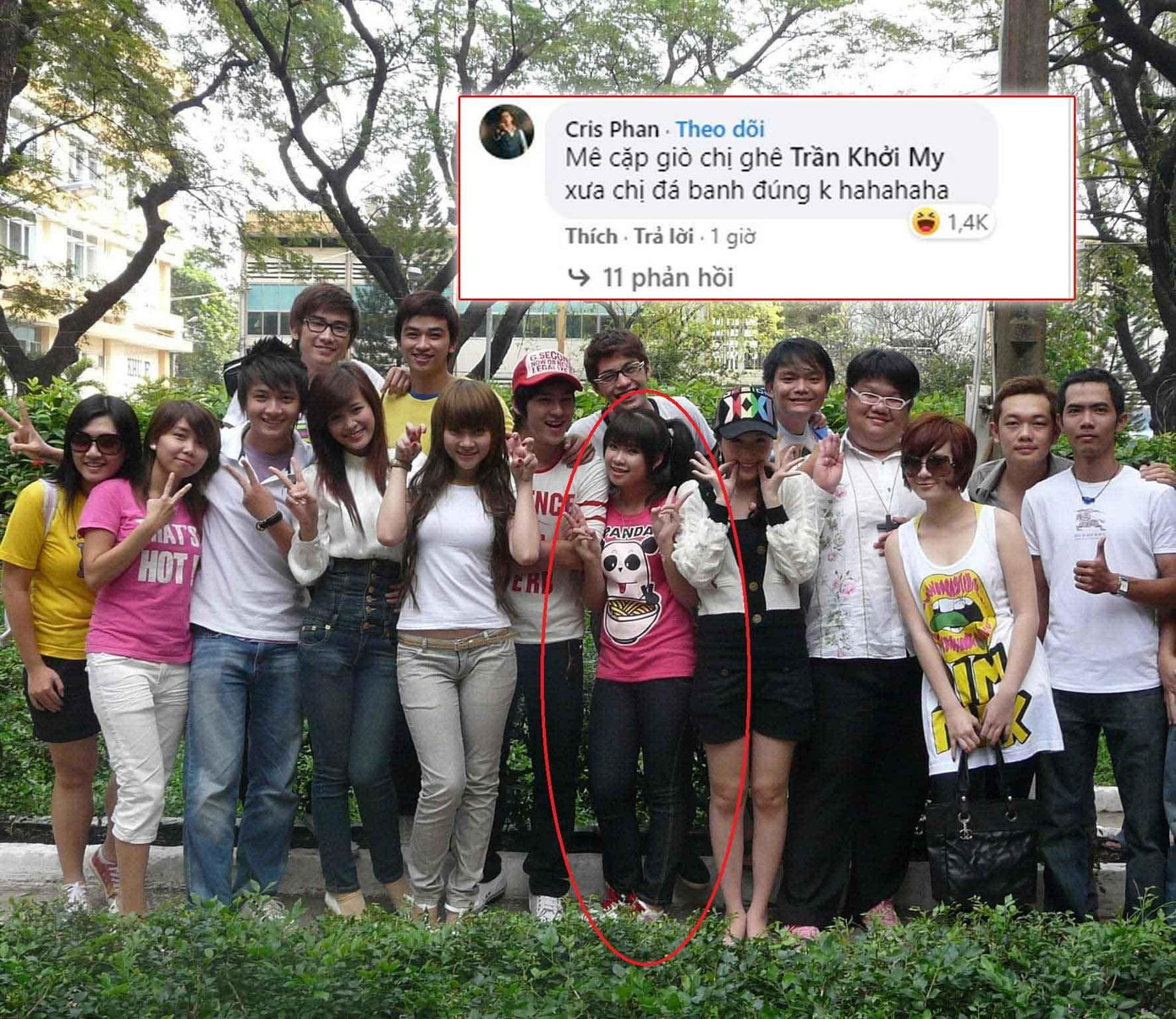 Cris Phan hài hước "cà khịa" Khởi My khi xem lại ảnh cũ. Cris Phan hài hước "cà khịa" Khởi My khi xem lại ảnh cũ.