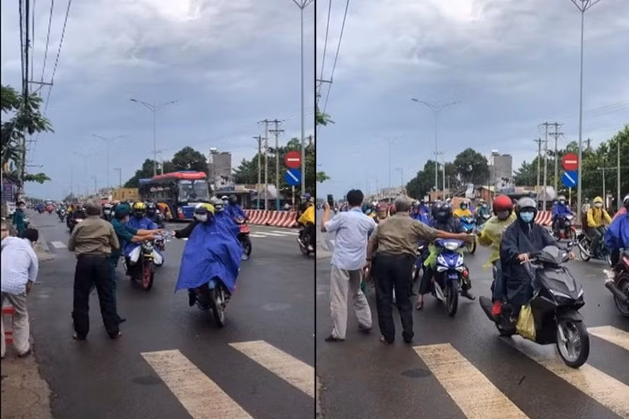 Đông đảo netizen xúc động sau khi xem clip người đàn ông hỗ trợ bà con hồi hương lúc dịch.