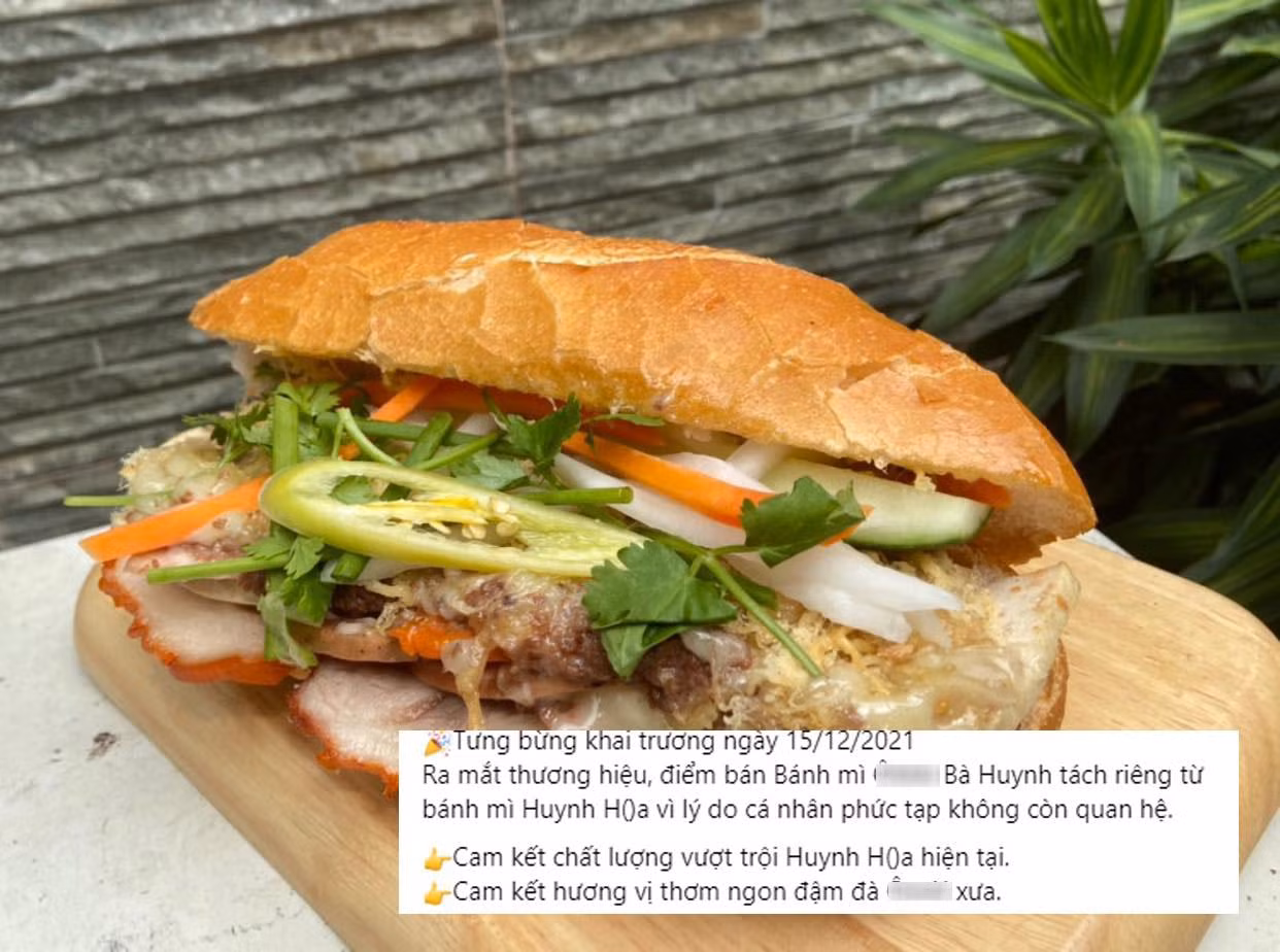 Fanpage Bánh mì bà Huynh thông báo tách ra riêng "vì lý do cá nhân phức tạp".