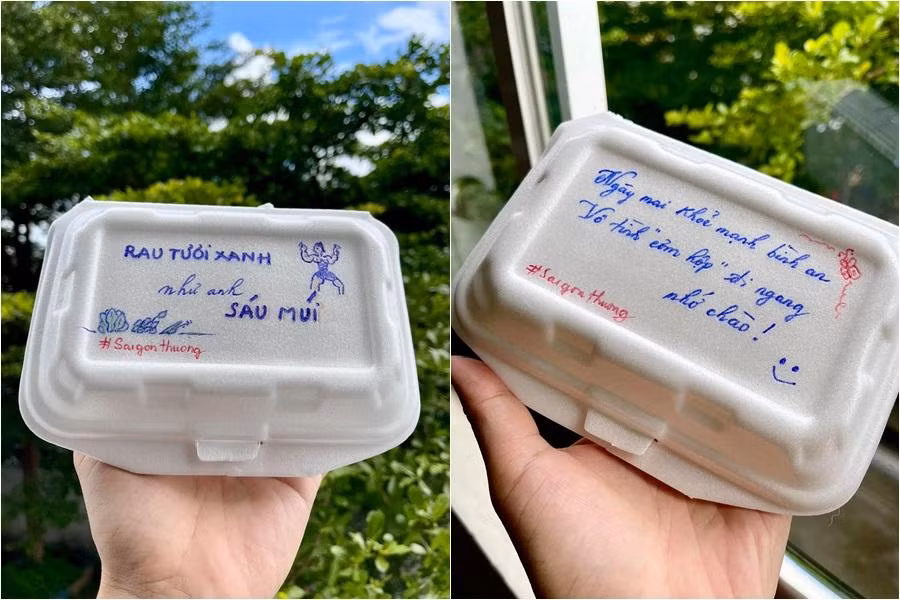 Những phần "cơm chữ" được anh Lợi đầu tư qua từng ngày, có thêm hình vẽ sinh động.