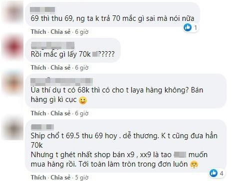 Nhiều cư dân mạng trách ngược chủ shop. Nhiều cư dân mạng trách ngược chủ shop.