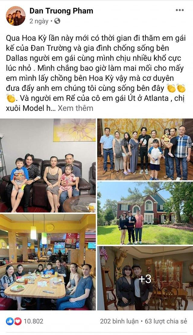 Đan Trường đi thăm người thân cùng con trai và vắng bóng bà xã. Đan Trường đi thăm người thân cùng con trai và vắng bóng bà xã.