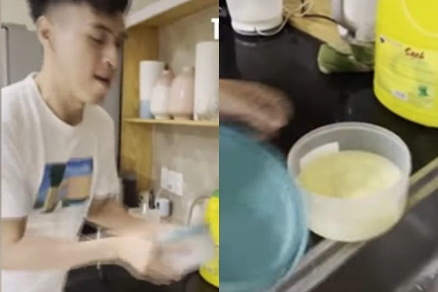 Màn bóc vỏ trứng "bạo lực" của Hồ Quang Hiếu khiến mọi thứ như được xay nhuyễn. Màn bóc vỏ trứng "bạo lực" của Hồ Quang Hiếu khiến mọi thứ như được xay nhuyễn.