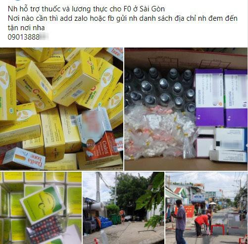 Nhiều người sẵn sàng hỗ trợ lương thực, vitamin tăng sức đề kháng cho những người đang phải tự điều trị các vấn đề sức khoẻ tại nhà. Nhiều người sẵn sàng hỗ trợ lương thực, vitamin tăng sức đề kháng cho những người đang phải tự điều trị các vấn đề sức khoẻ tại nhà.