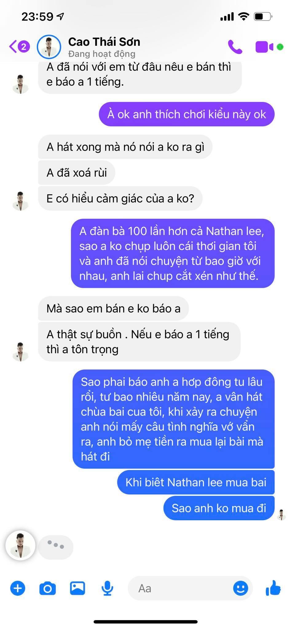 Khắc Việt gay gắt gọi Cao Thái Sơn "đàn bà 100 lần hơn Nathan Lee". Khắc Việt gay gắt gọi Cao Thái Sơn "đàn bà 100 lần hơn Nathan Lee".