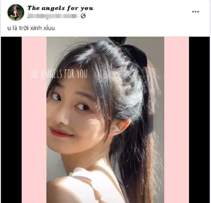 Gặp visual đỉnh khi lướt Facebook, Gen Z sẽ thốt lên: "U là trời" như một lời khen. (Ảnh: The angels for you) Gặp visual đỉnh khi lướt Facebook, Gen Z sẽ thốt lên: "U là trời" như một lời khen. (Ảnh: The angels for you)