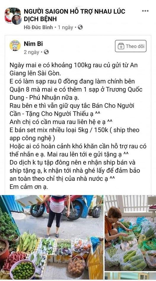 Netizen chia sẻ các mạnh thường quân để người khó khăn liên hệ. (Ảnh: Nim Bi) Netizen chia sẻ các mạnh thường quân để người khó khăn liên hệ. (Ảnh: Nim Bi)