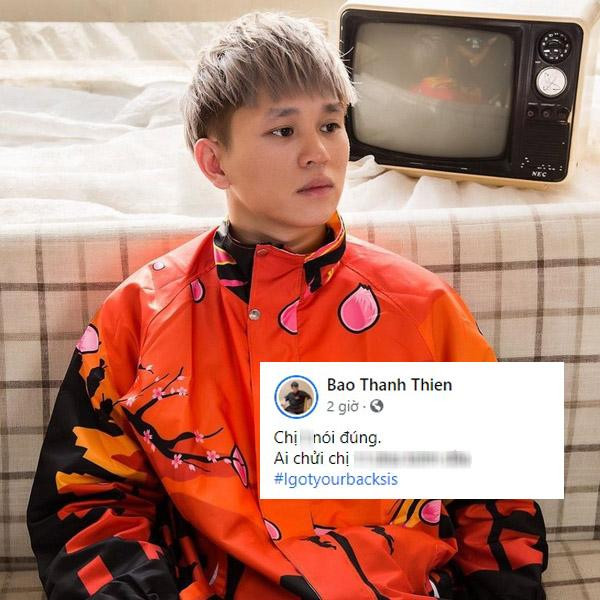 B Ray cho rằng Kimmese nói đúng và hài hước sẽ bảo vệ "đàn chị". B Ray cho rằng Kimmese nói đúng và hài hước sẽ bảo vệ "đàn chị".