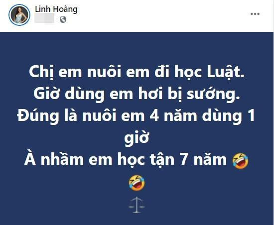 Chia sẻ của Hoàng Linh thu hút netizen quan tâm khi Hoàng Thùy được réo tên trong scandal mất túi hàng hiệu.