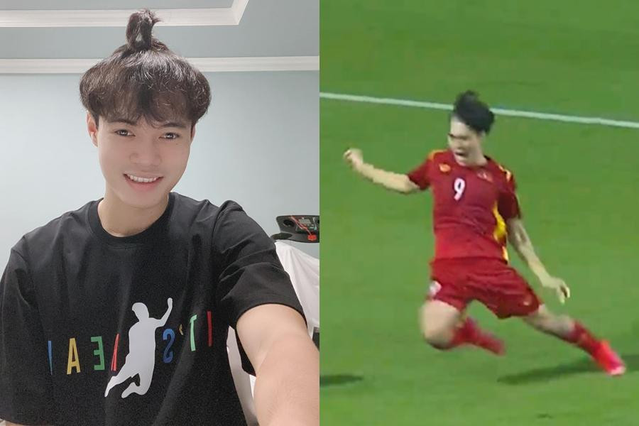 Cú ngã của Văn Toàn trở thành "thương hiệu" của anh chàng và được in lên áo thun. Cú ngã của Văn Toàn trở thành "thương hiệu" của anh chàng và được in lên áo thun.