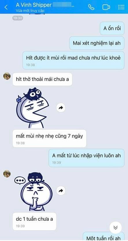 "Chúa tể" chốt đơn thân thiết nhắn tin với anh shipper, hỏi thăm sức khỏe khi từ F.A thành... F0.