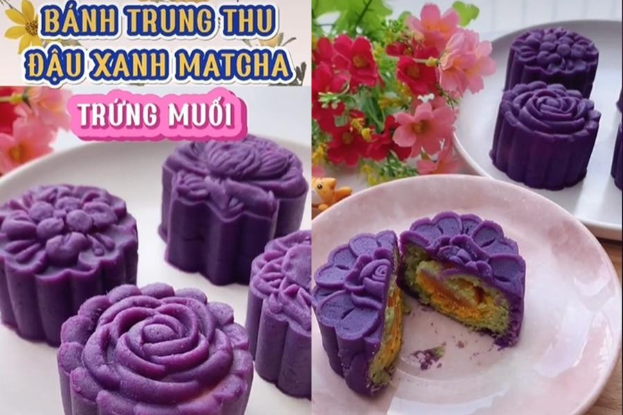 Chiếc bánh Trung thu bé xinh có màu sắc bắt mắt, cách làm lại cực kỳ dễ dàng. Chiếc bánh Trung thu bé xinh có màu sắc bắt mắt, cách làm lại cực kỳ dễ dàng.