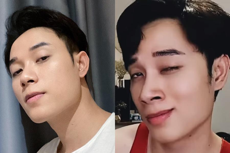 Trước và sau khi có gương mặt thân thiện của Trúc Nhân. Trước và sau khi có gương mặt thân thiện của Trúc Nhân.