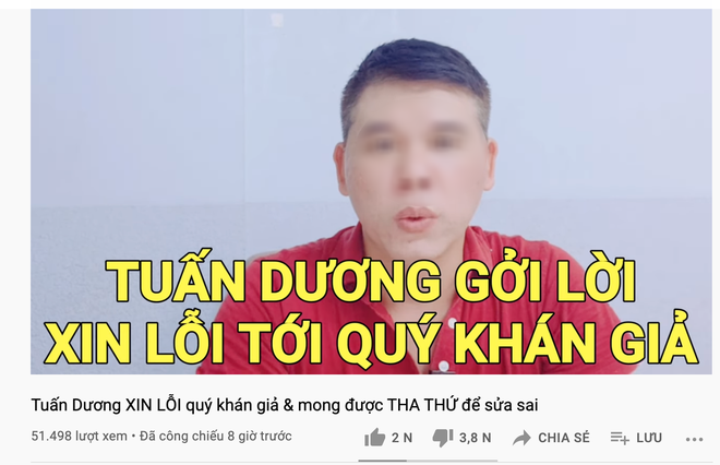 YouTuber T.D phải lên tiếng xin lỗi sau khi bị netizen chỉ trích. YouTuber T.D phải lên tiếng xin lỗi sau khi bị netizen chỉ trích.