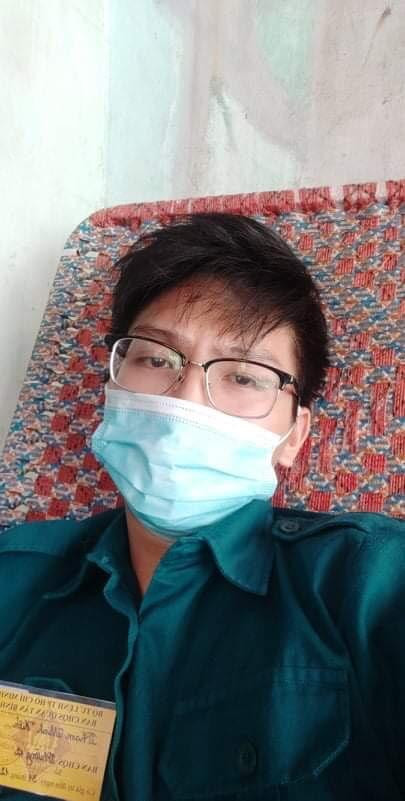 Chàng dân phòng hy vọng tình hình dịch bệnh sớm được đẩy lùi để mọi người đỡ vất vả hơn.